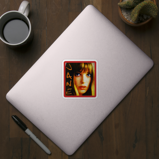 Jane Birkin//Vintage Potrait by CreatenewARTees